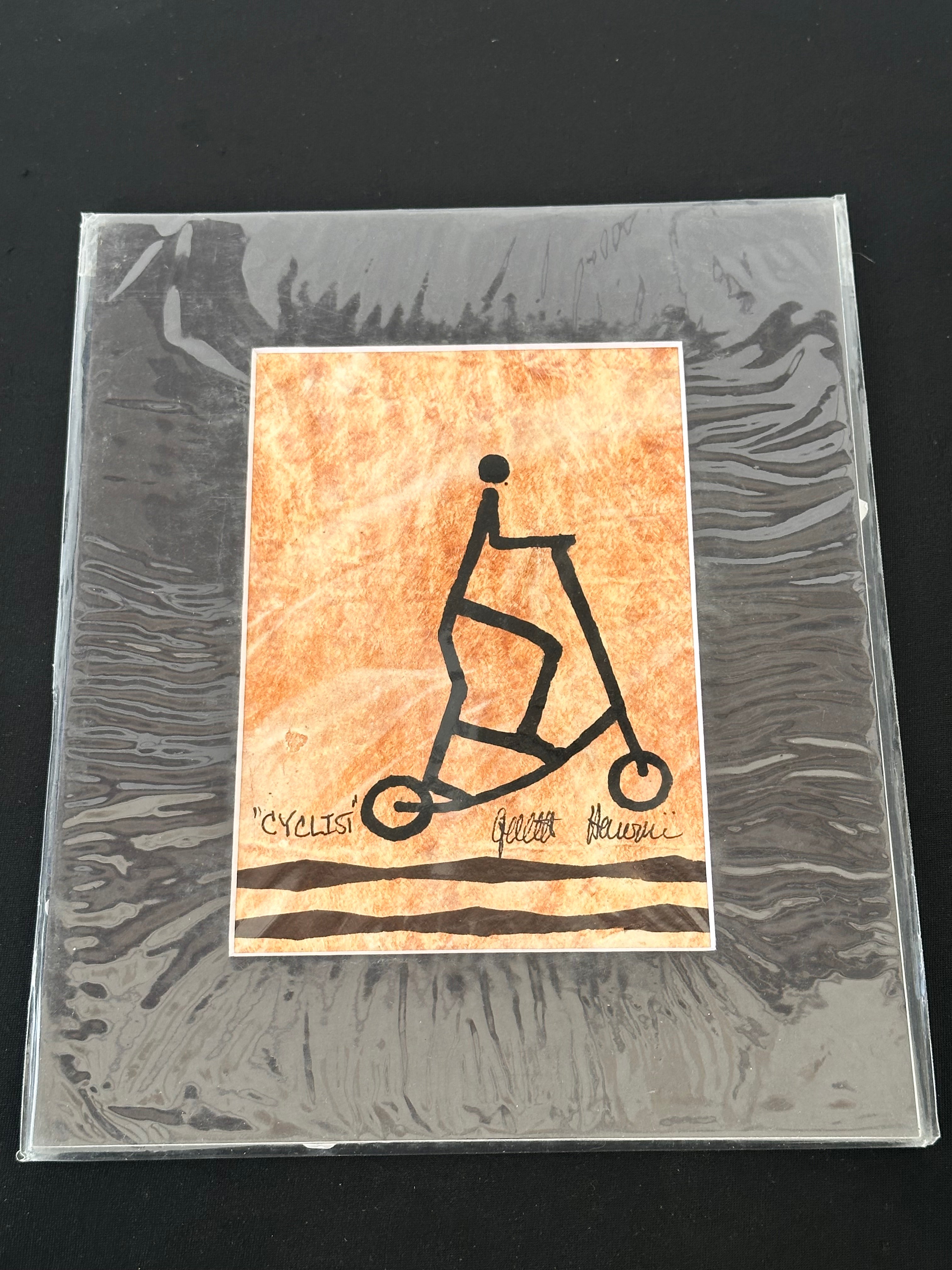 Tapaglyphs: The Cyclist